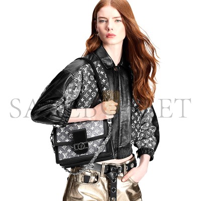 LOUIS VUITTON DENIM DAUPHINE MM M21458 (25*17*10.5cm)
